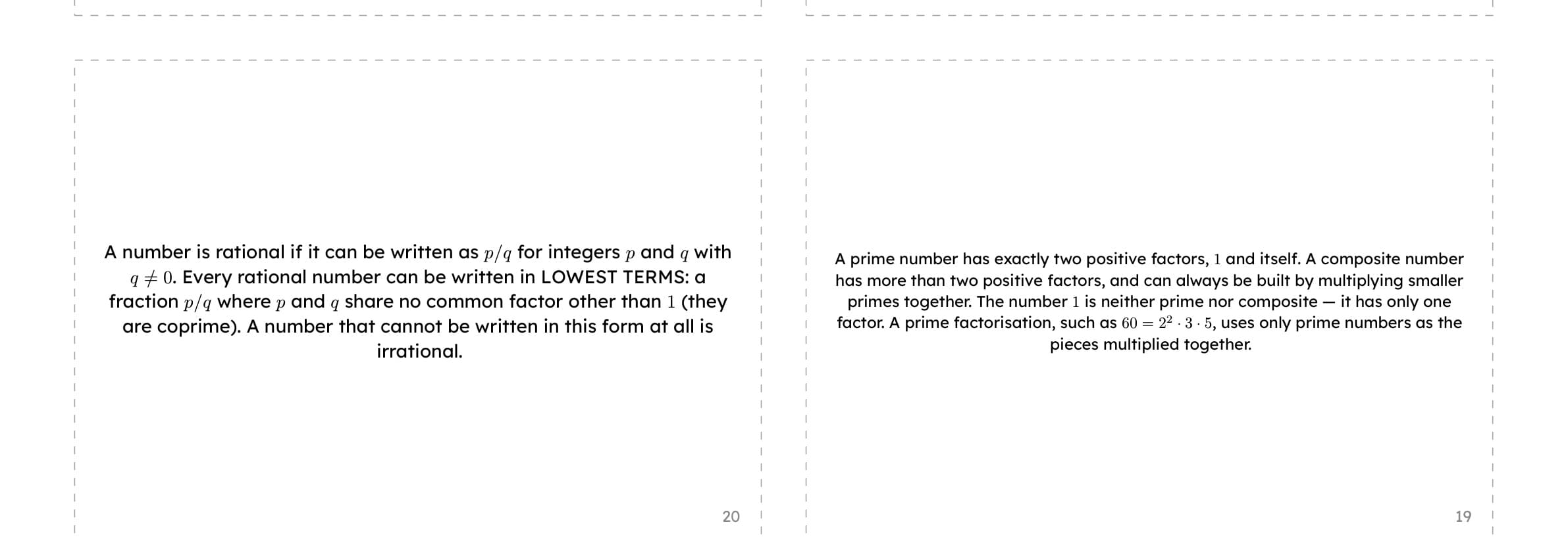 8. Flashcard — Class 10 Mathematics, Chapter 1 (Real Numbers), as it exists today.